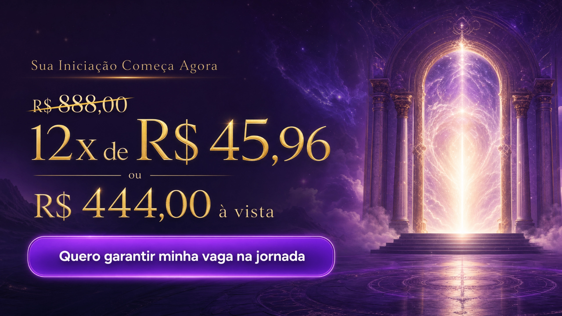 Sua Iniciação Começa Agora - 12x de R$ 45,96