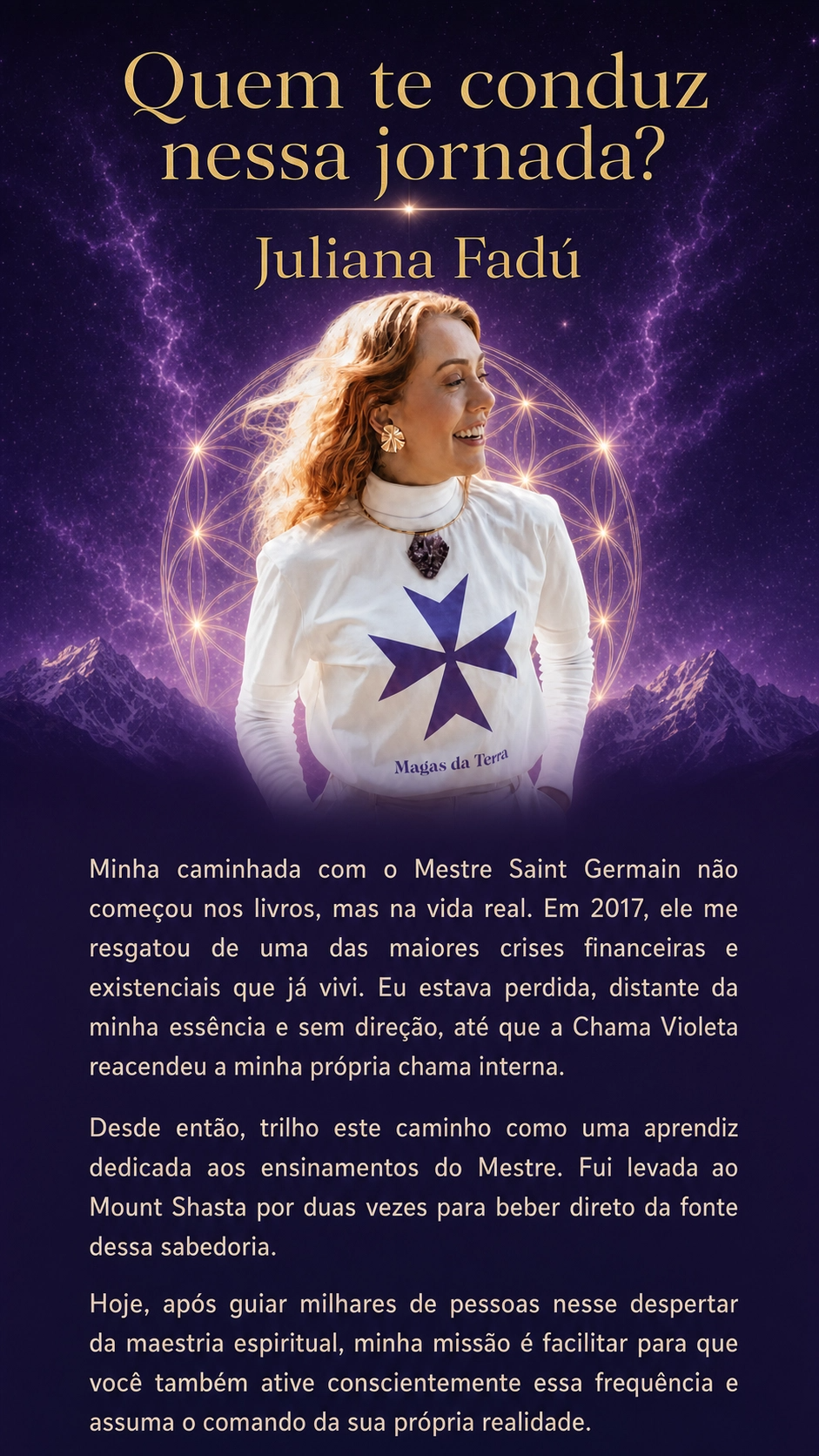 Quem te conduz nessa jornada - Juliana Fadú