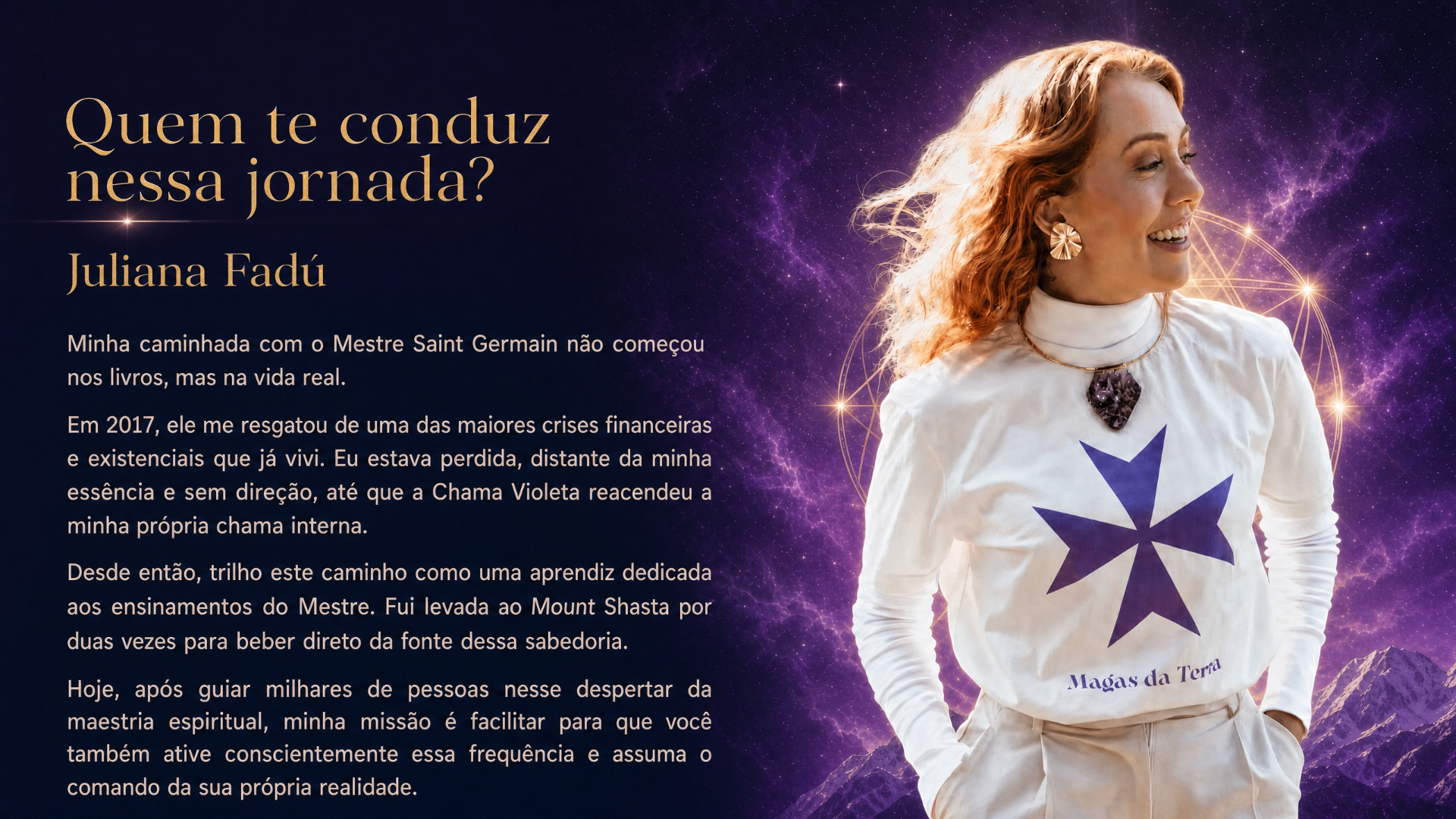 Quem te conduz nessa jornada - Juliana Fadú