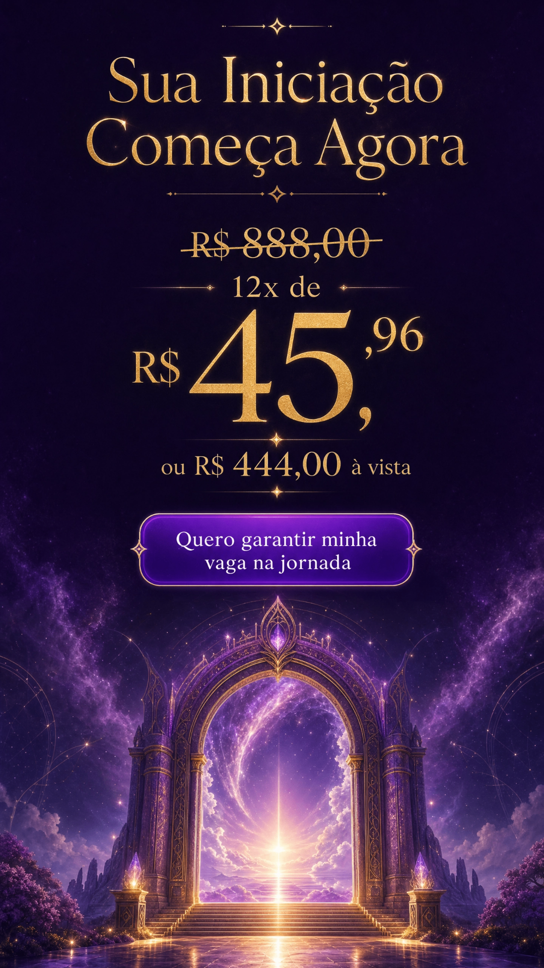 Sua Iniciação Começa Agora - 12x de R$ 45,96